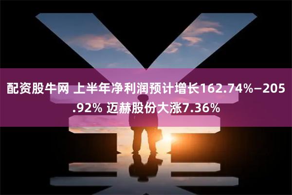 配资股牛网 上半年净利润预计增长162.74%—205.92% 迈赫股份大涨7.36%