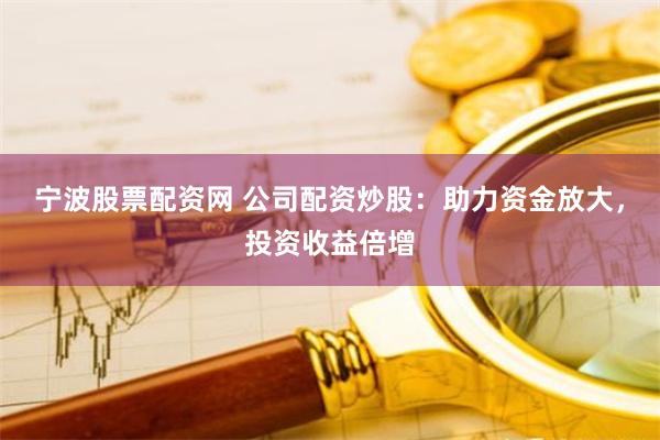 宁波股票配资网 公司配资炒股：助力资金放大，投资收益倍增